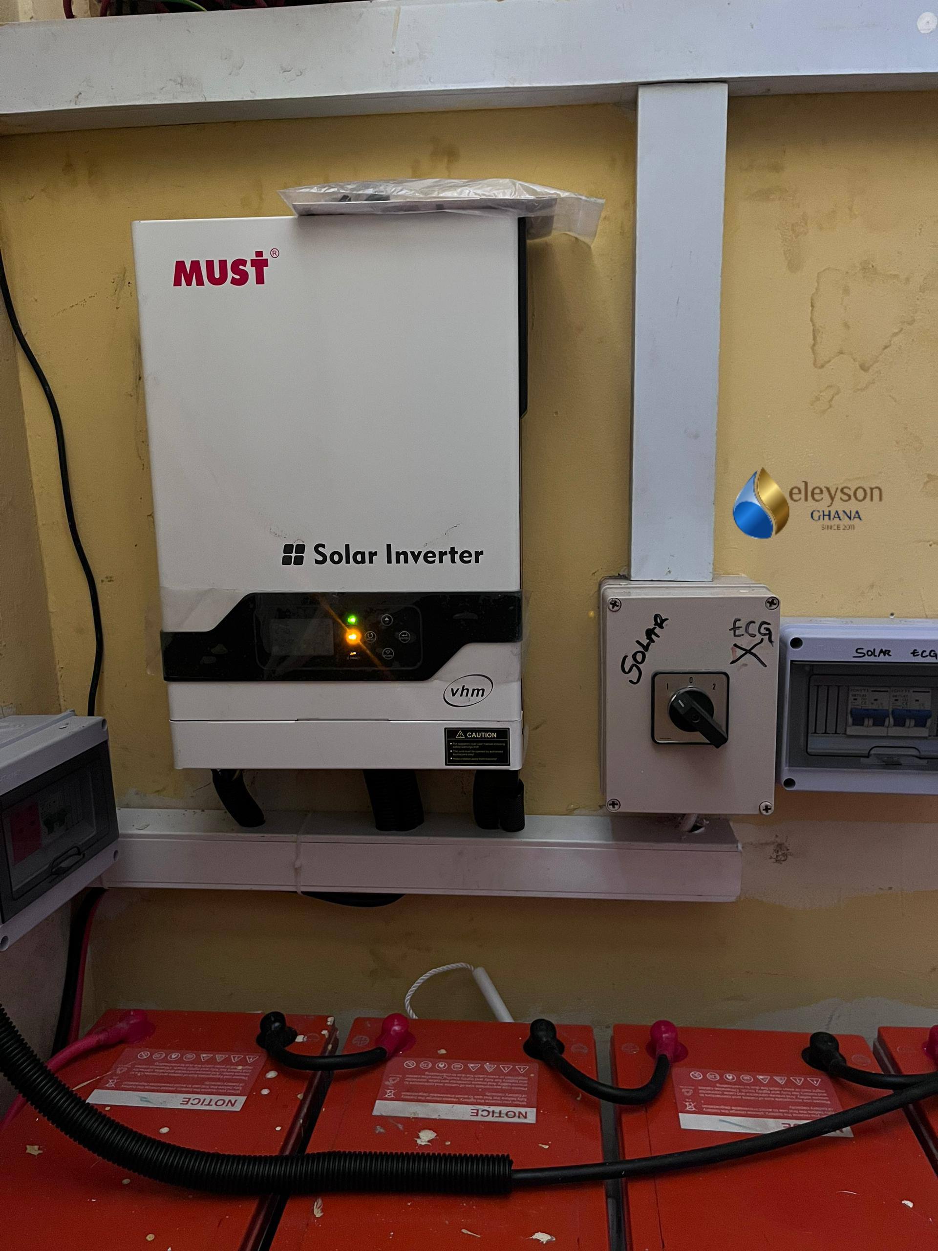 Solar Residential Installation at Pantang (Backup Solution)